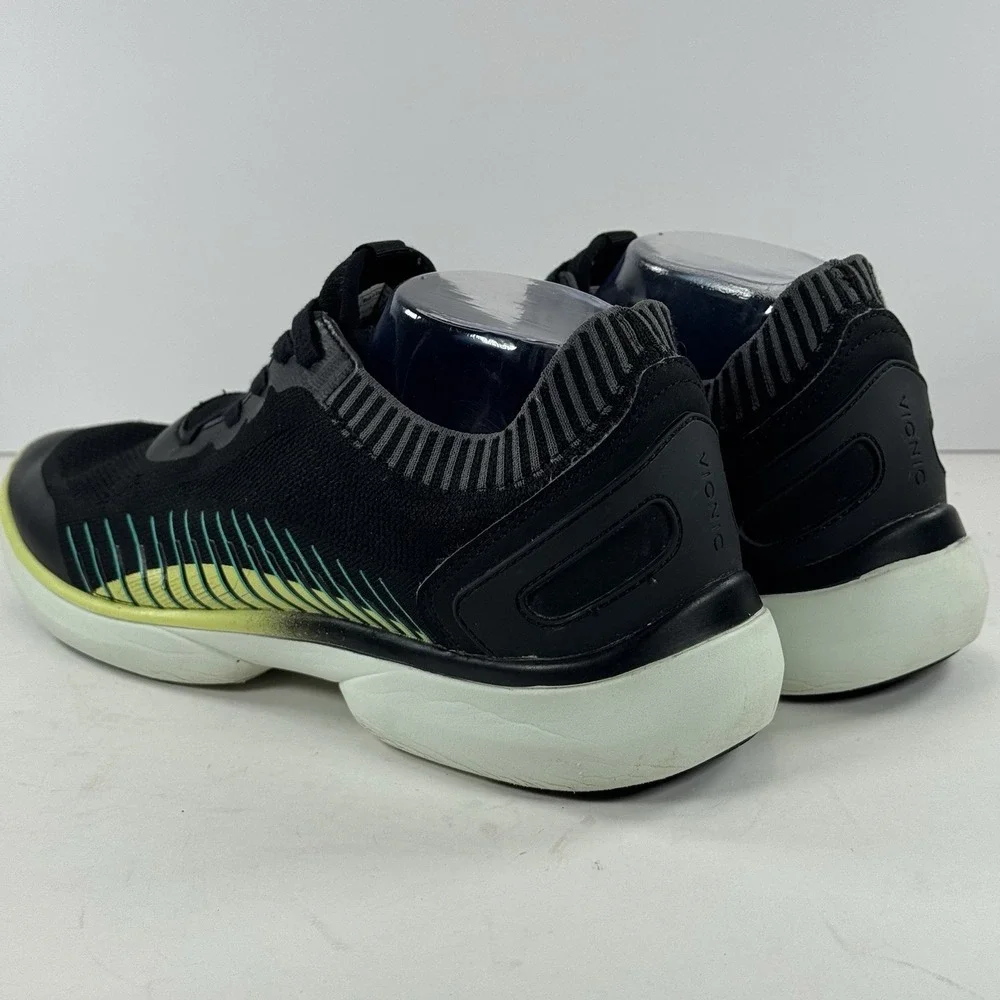 VIONIC Embolden Knit Athletic Running Shoes Black Yellow Women's Size‎ 9.5